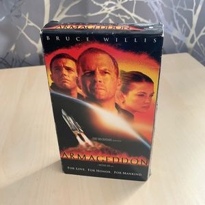 Armageddon VHS Tape Bruce Willis